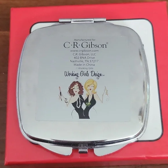 Hinged compact double mirrors - Picture 4 of 4